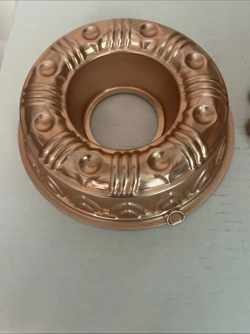 Copper-Colored Bundt and Fluted Cake Pan Set